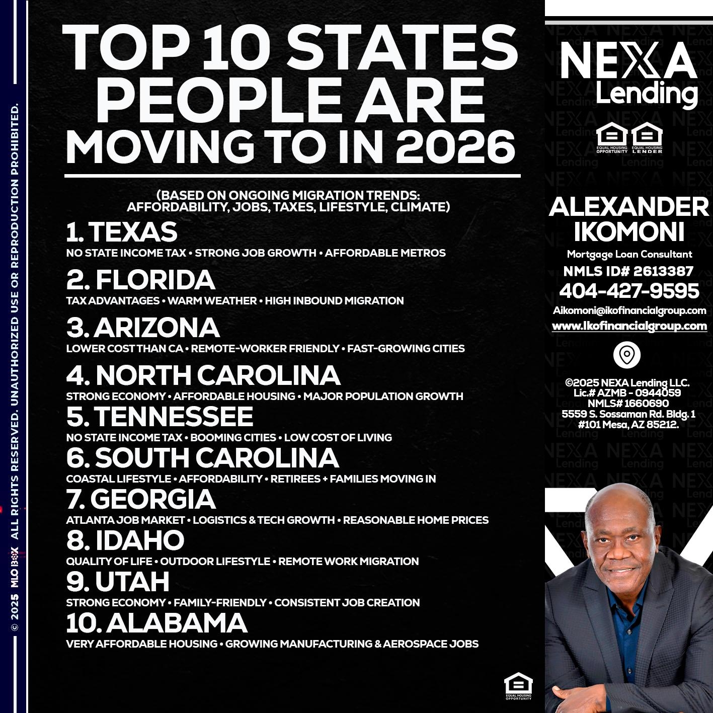 top 10 - Alexander Ikomoni - Mortgage Loan Consultant