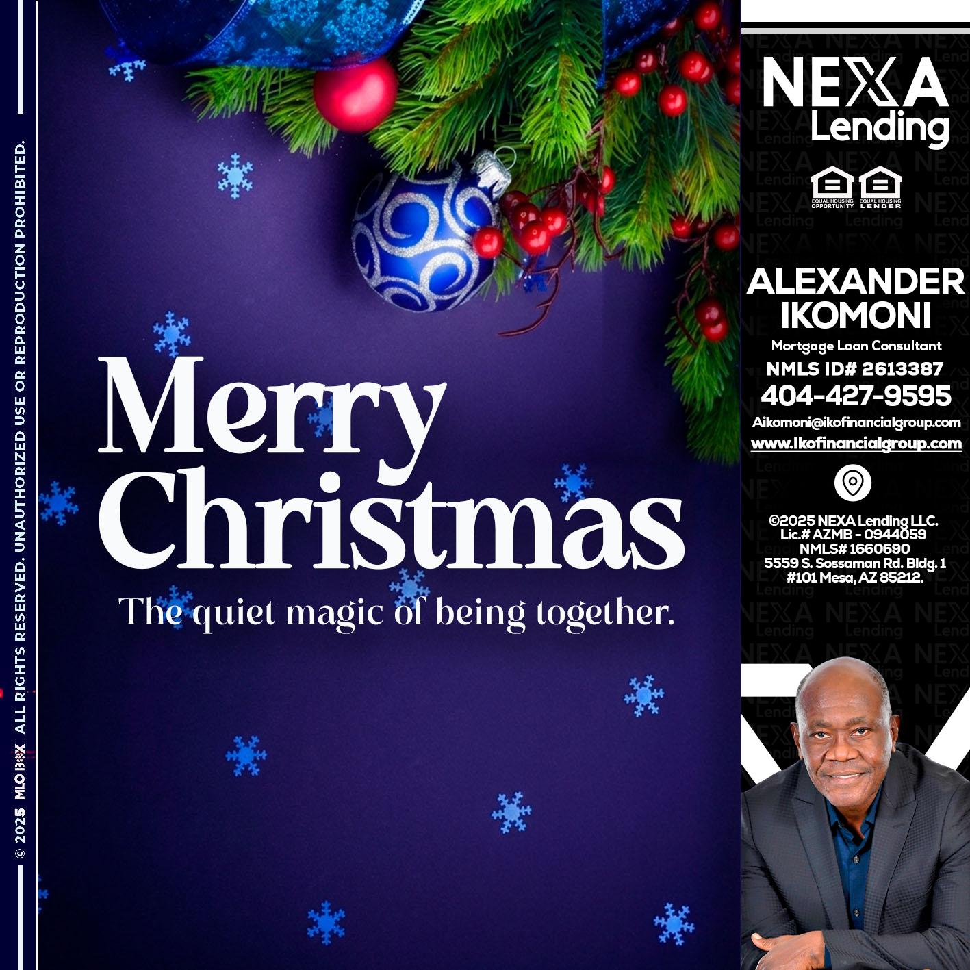 merry christmas - Alexander Ikomoni -Mortgage Loan Consultant