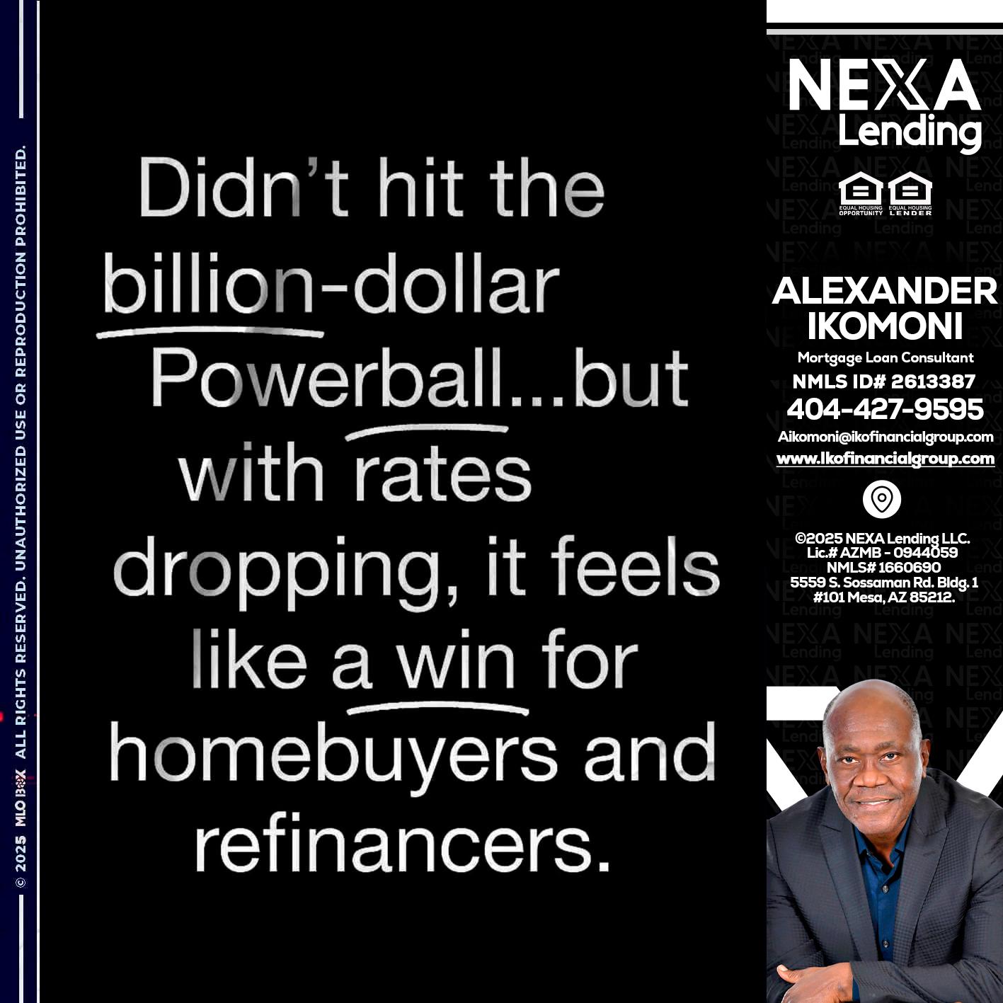 DIDNT HIT - Alexander Ikomoni -Mortgage Loan Consultant