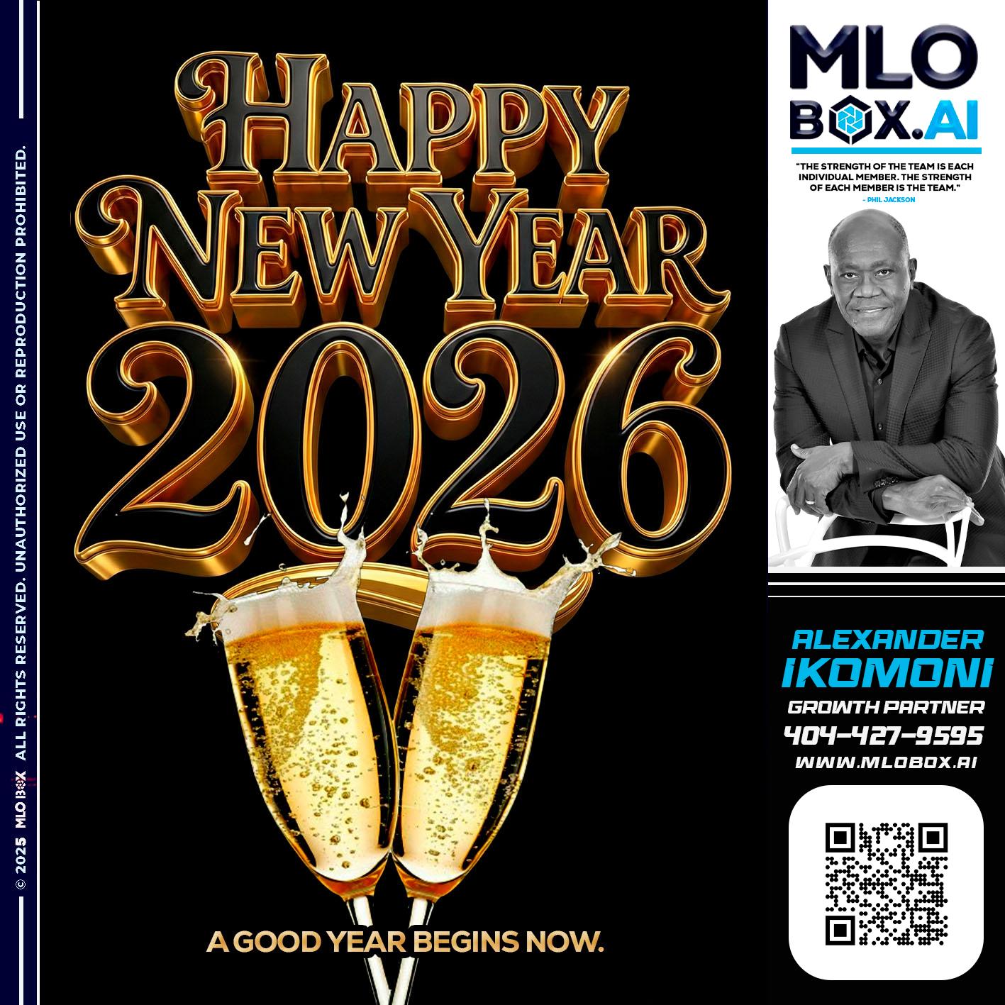 HAPPY NEW YEAR - Alexander Ikomoni -Mortgage Loan Consultant