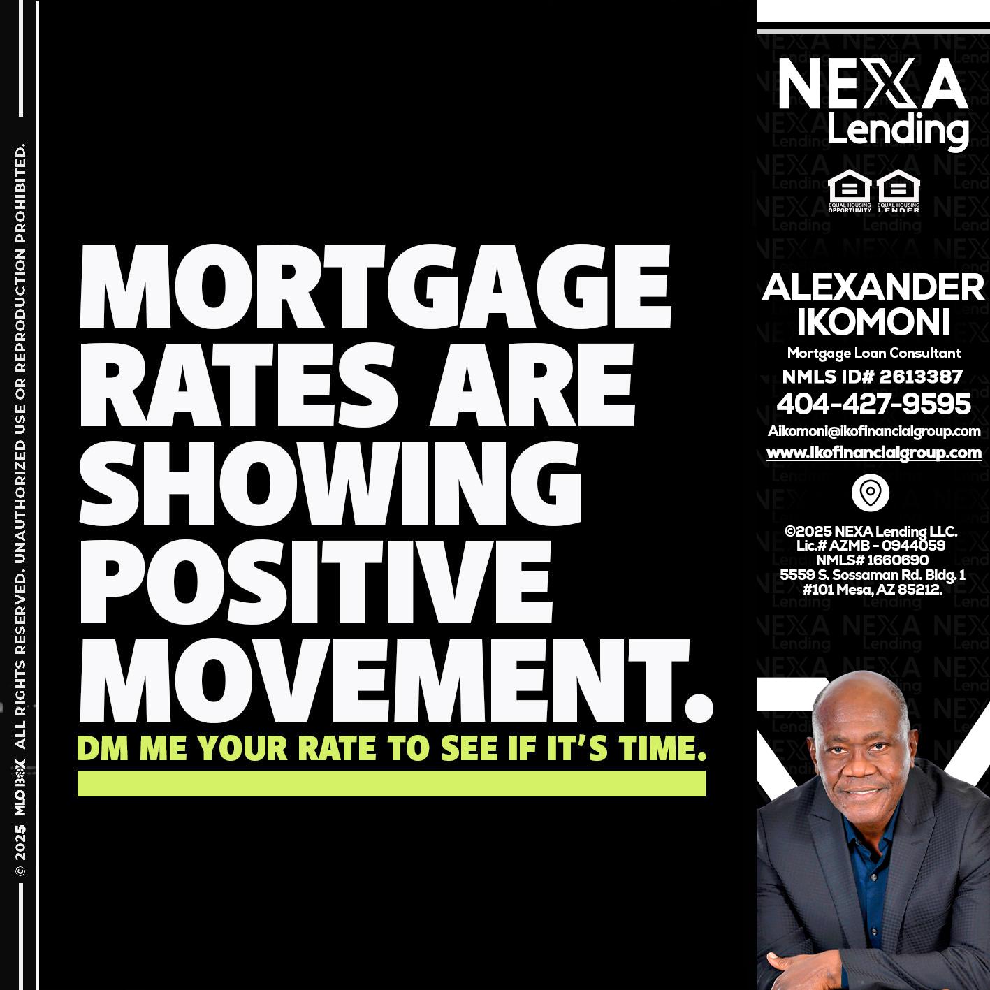 MORTGAGE - Alexander Ikomoni -Mortgage Loan Consultant