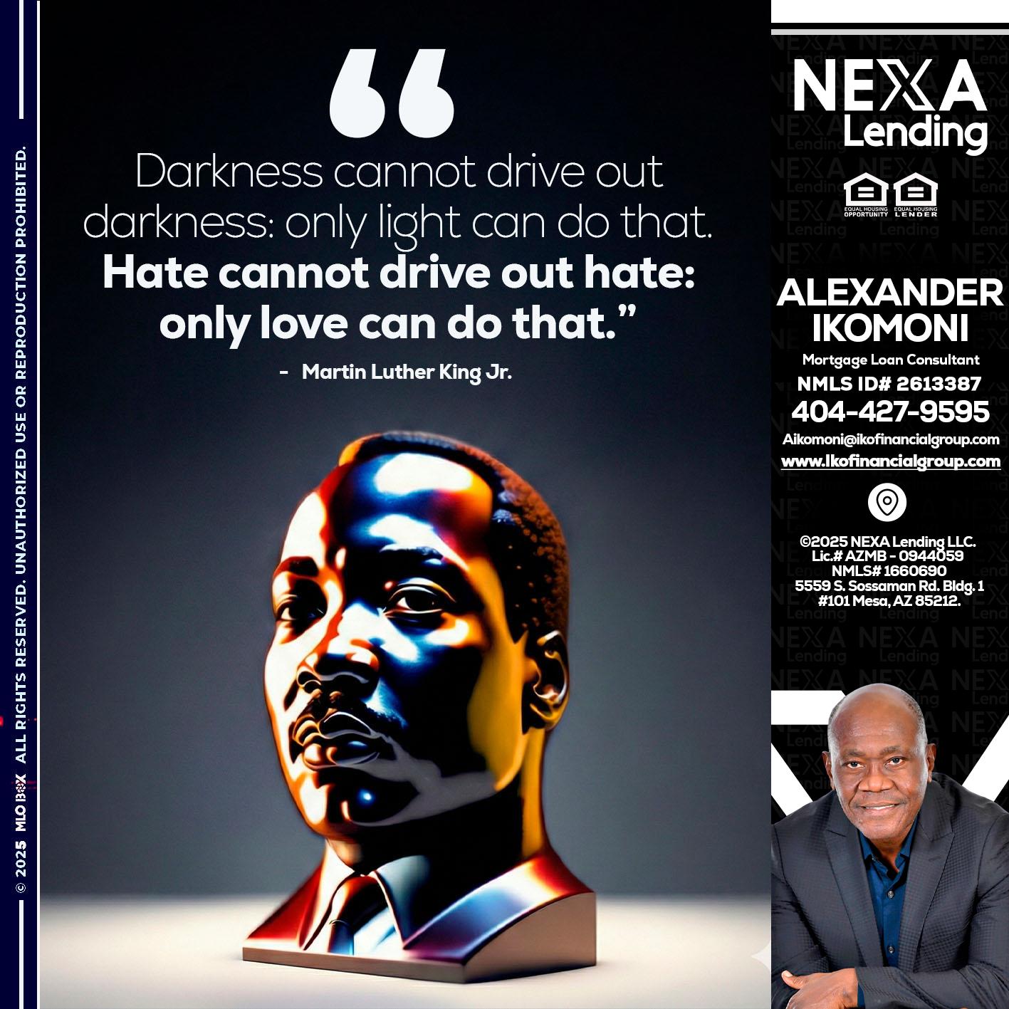 MLK 2026 - Alexander Ikomoni -Mortgage Loan Consultant