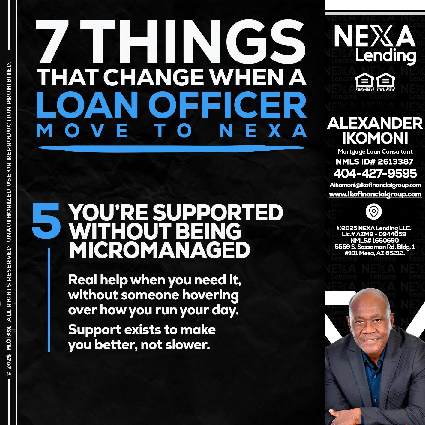 7 THINGS (5) - Alexander Ikomoni -Mortgage Loan Consultant