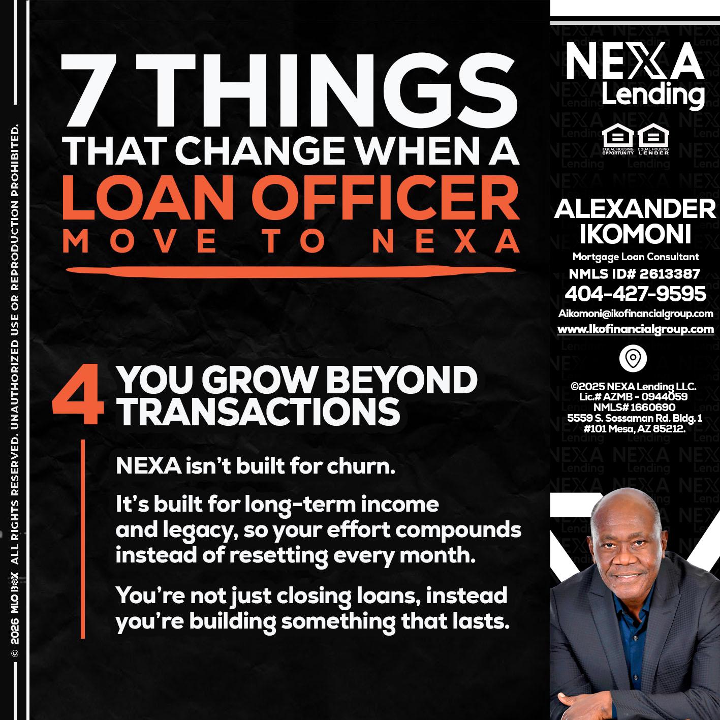7 THINGS (4) - Alexander Ikomoni -Mortgage Loan Consultant