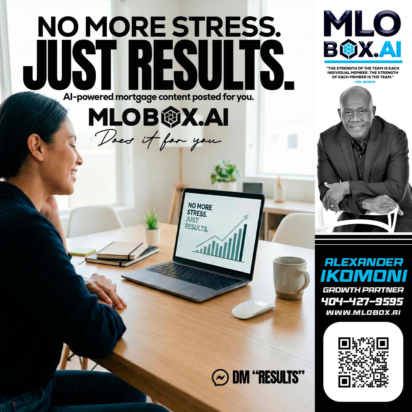 NO MORE STRESS - Alexander Ikomoni -Mortgage Loan Consultant