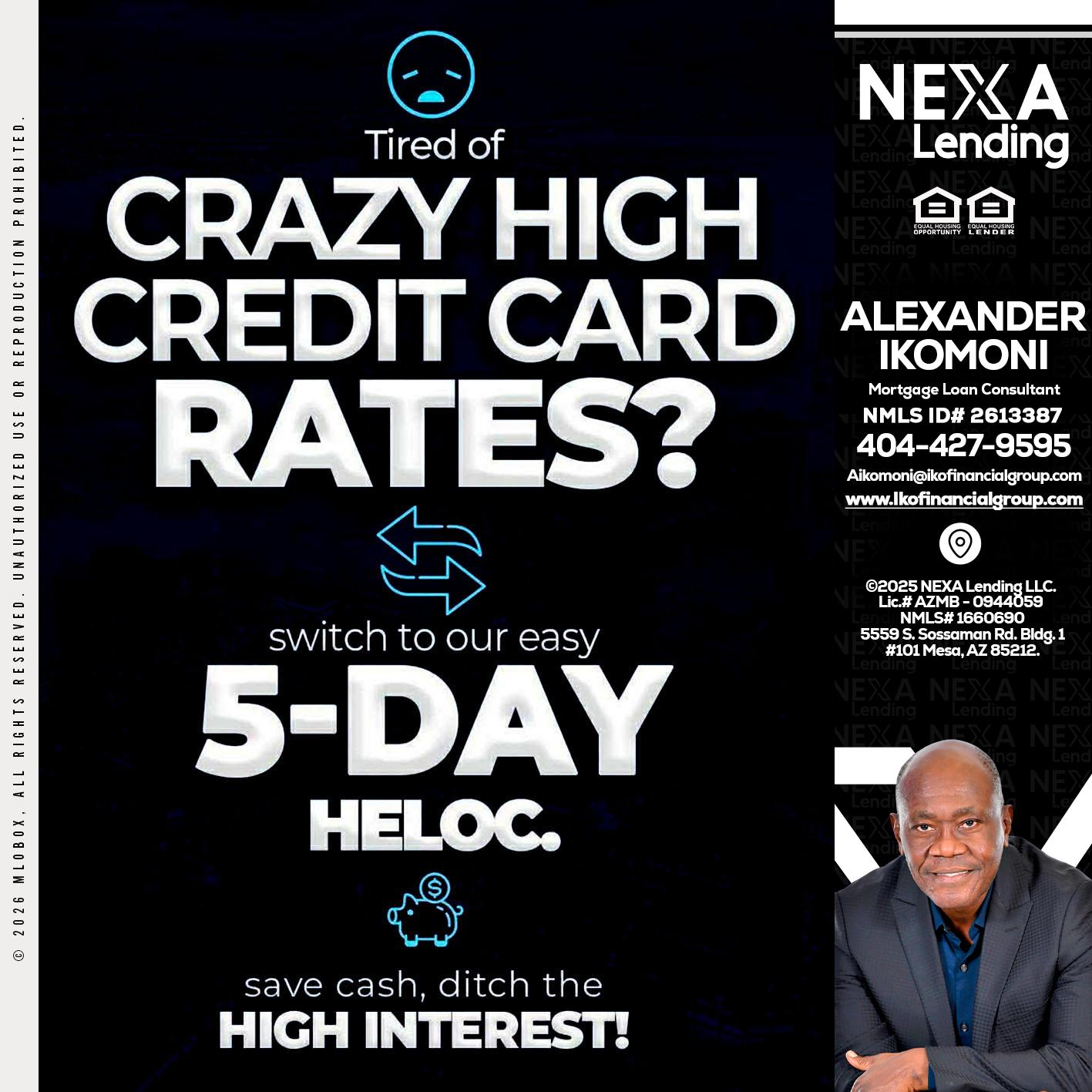 CRAZY HIGH - Alexander Ikomoni -Mortgage Loan Consultant