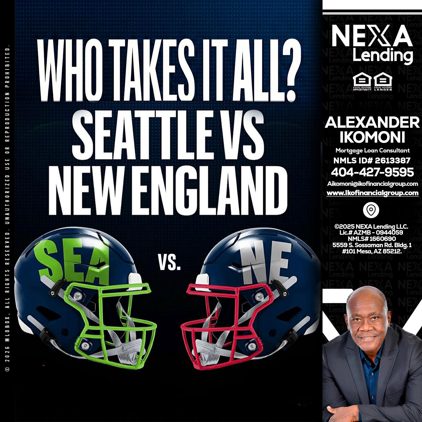 WHO TAKE IT ALL? - Alexander Ikomoni -Mortgage Loan Consultant
