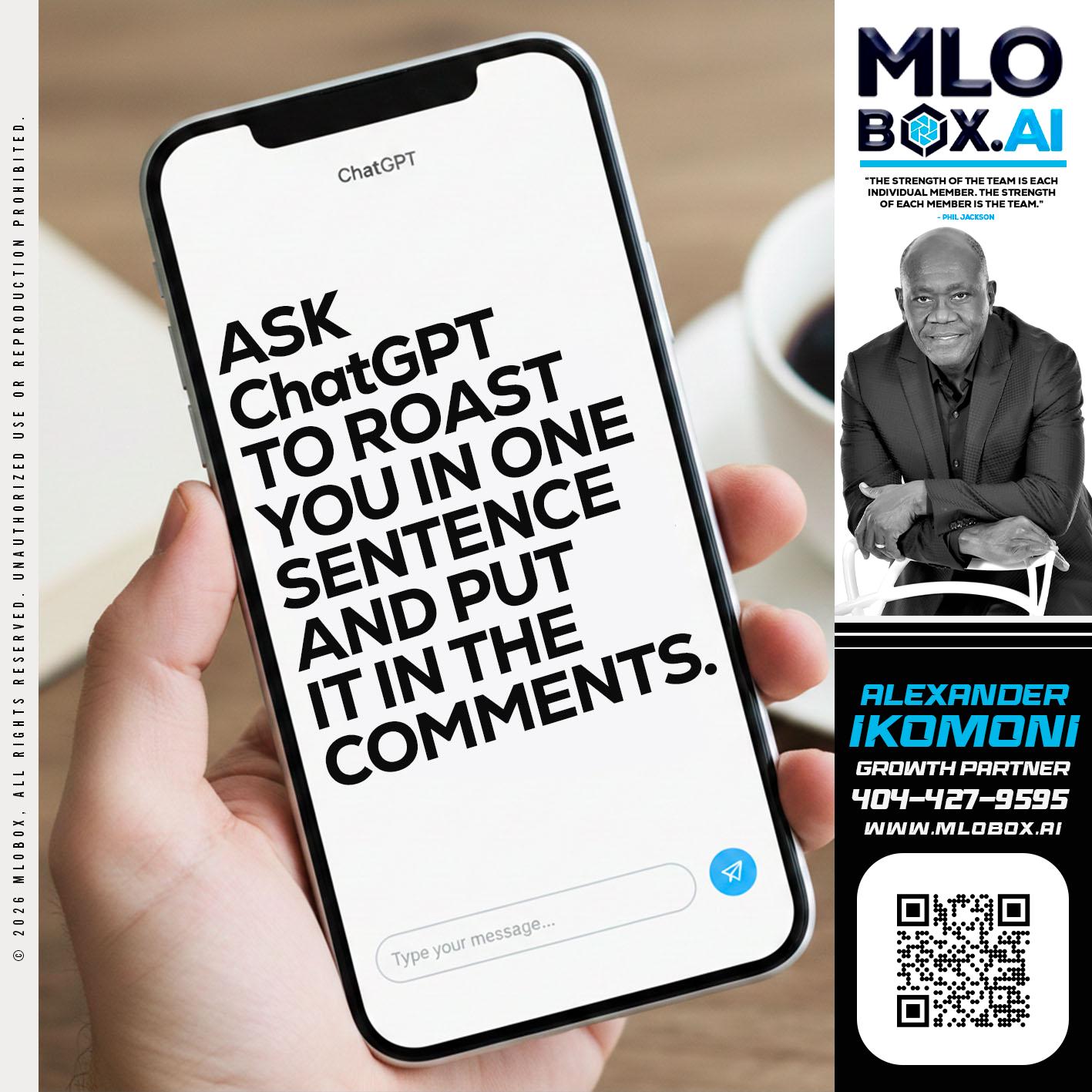 ASK CHAT GPT - Alexander Ikomoni -Mortgage Loan Consultant