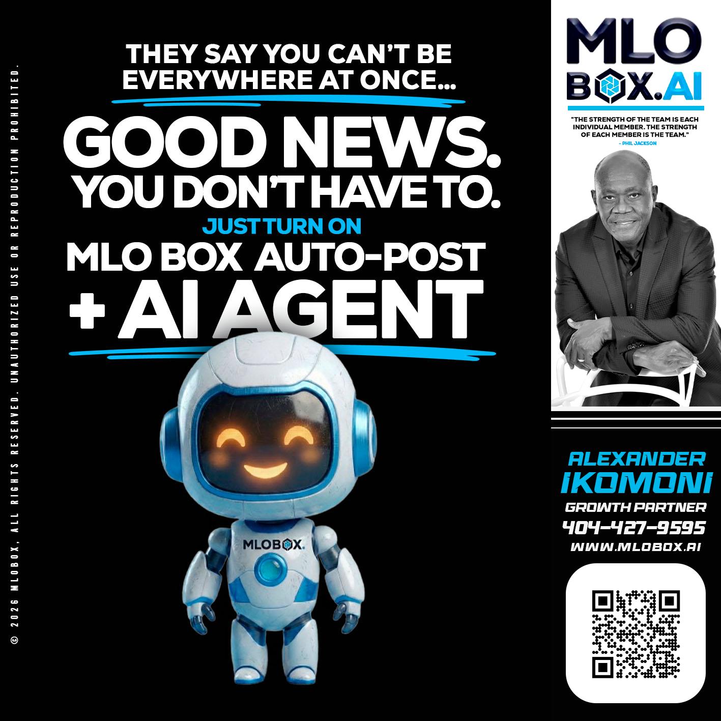 GOOD NEWS - Alexander Ikomoni -Mortgage Loan Consultant